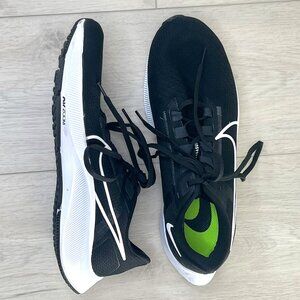 Nike Air Zoom Pegasus 38 Women's Running Shoes (Size 10.5) - Black/White Swoosh